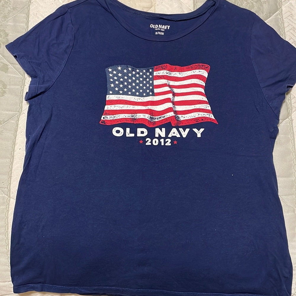 Old Navy 2012 American Flag T-shirt